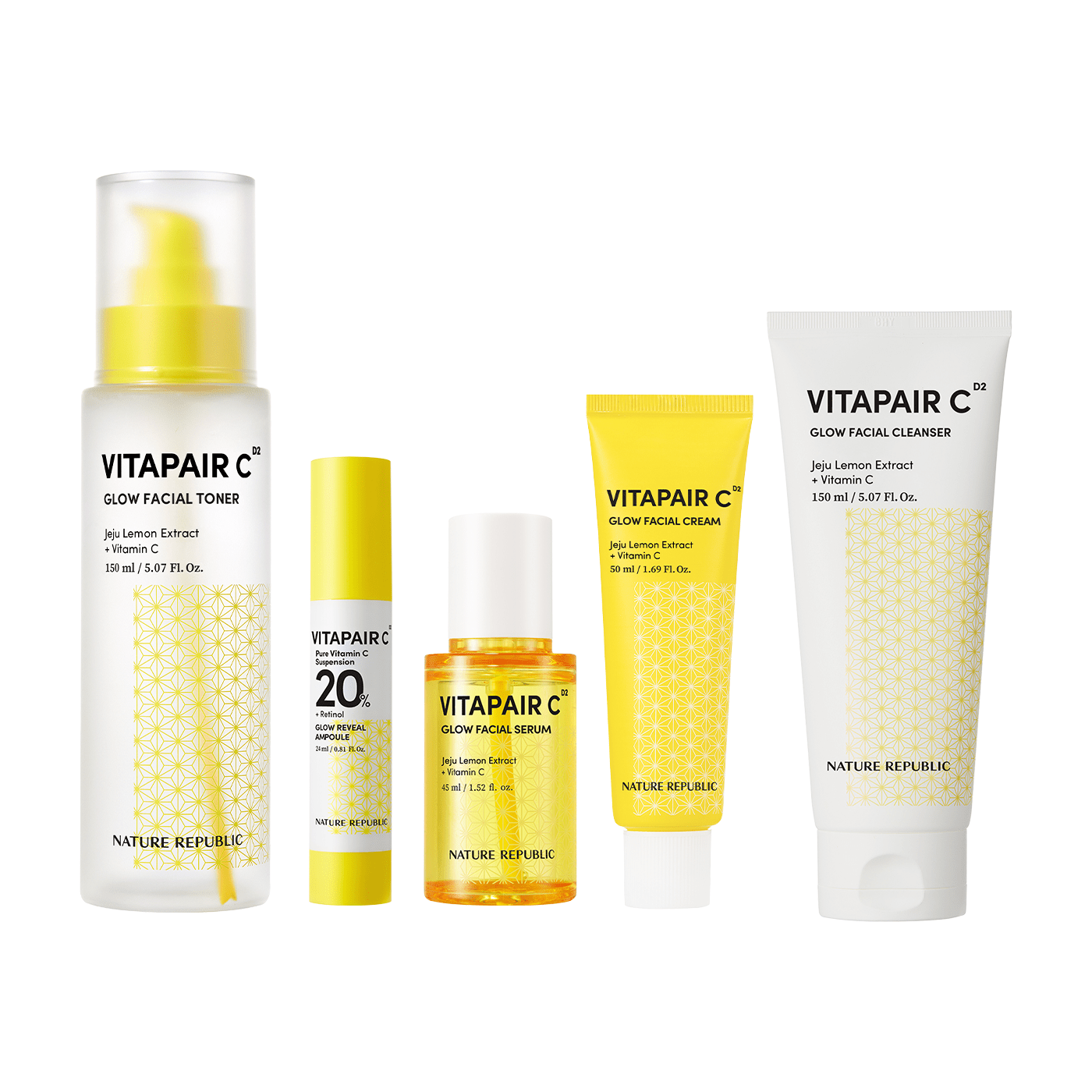 Vitapair C 5-Step Brightening Glow Skincare Gift Set